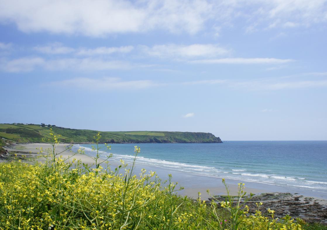 Views across Carner Beach