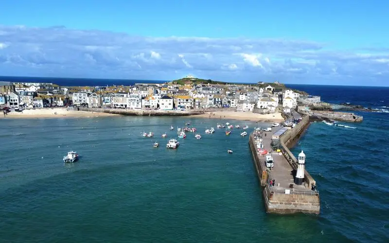 St ives harbour and beaches near to the valley cottages cornwall