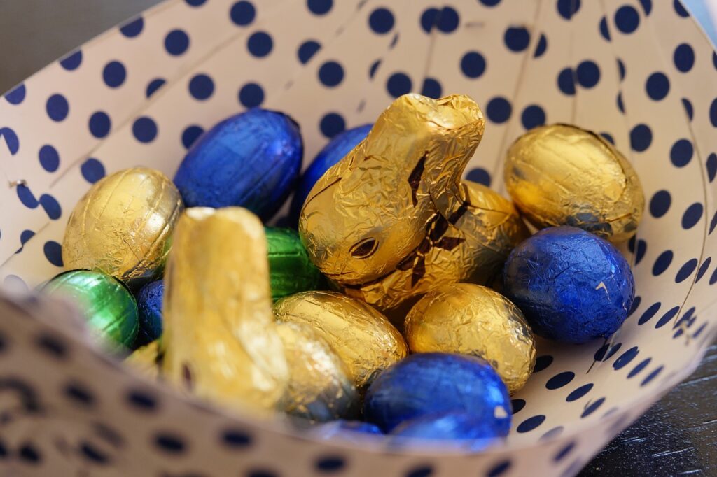 Chocolate Easter Eggs in Cornwall