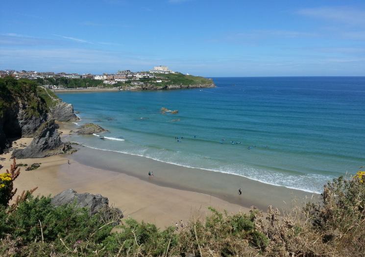 Great Western Beach from the overlooking cliffs