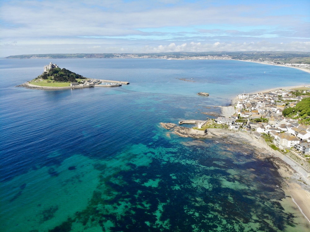 A view of St Michael's Mount in Cornwall