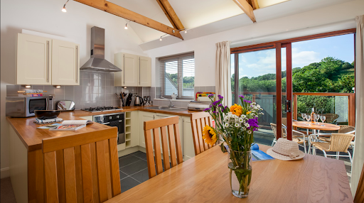 An open kitchen within a cottage