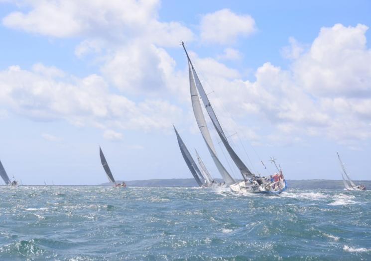 Yachts taking part in the Azores and Back Race