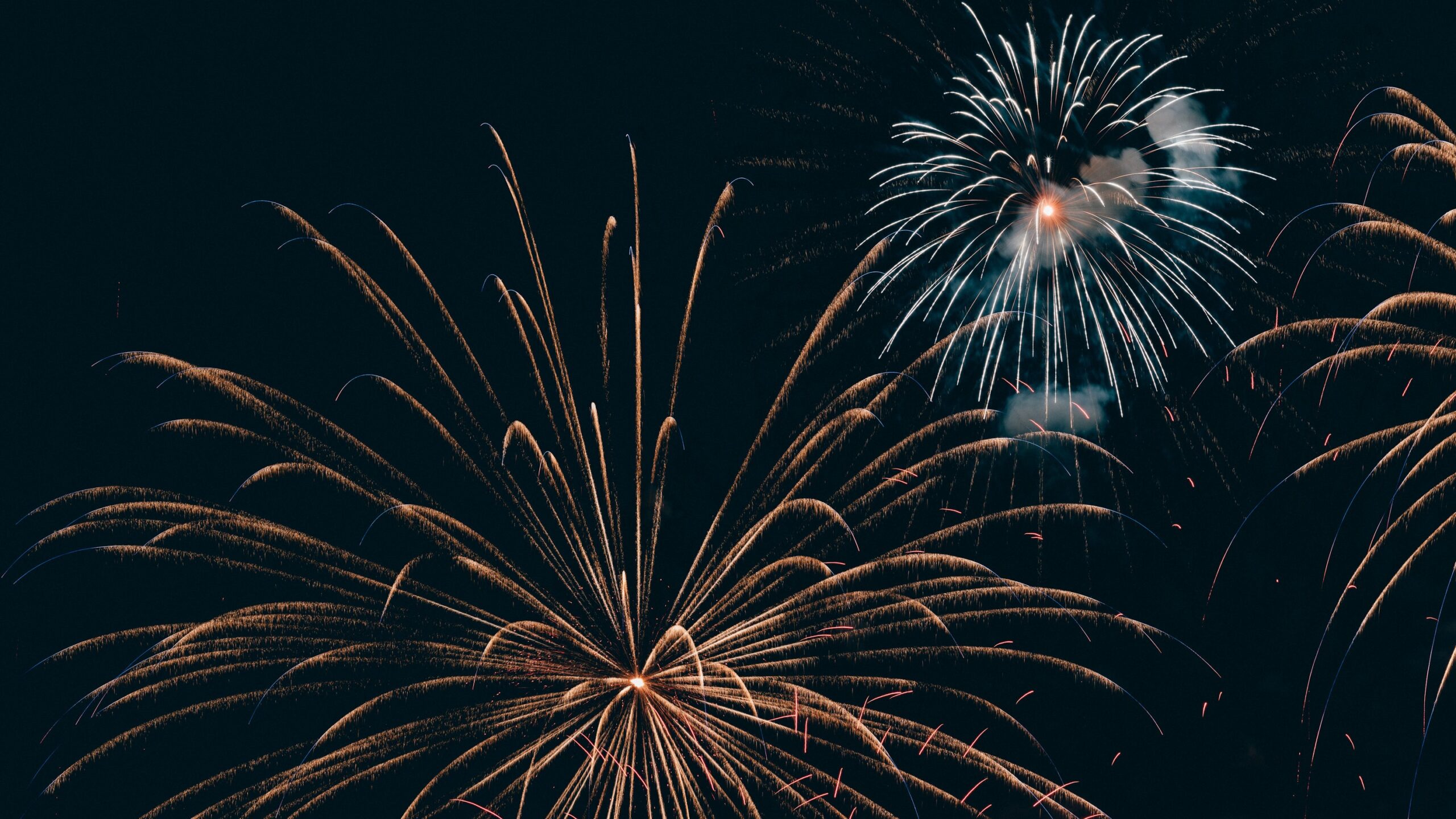 New year's Eve Fireworks in Cornwall