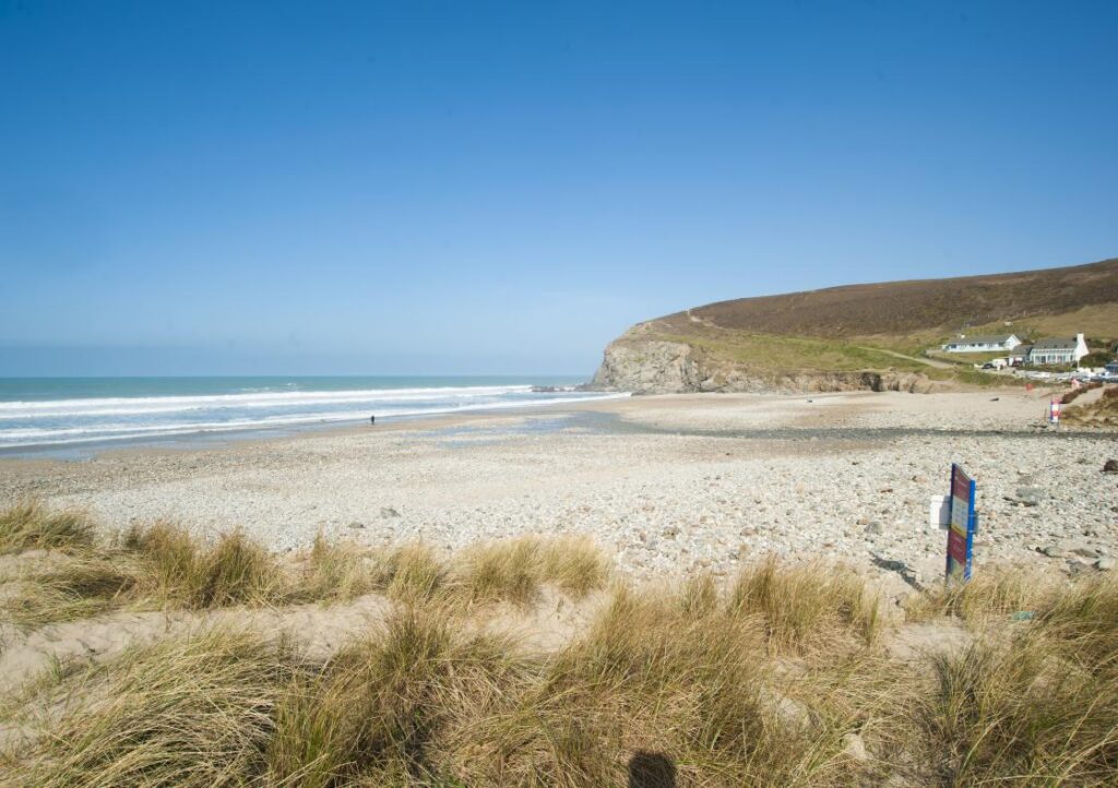 An expanse of sane at Porthtowan Beach