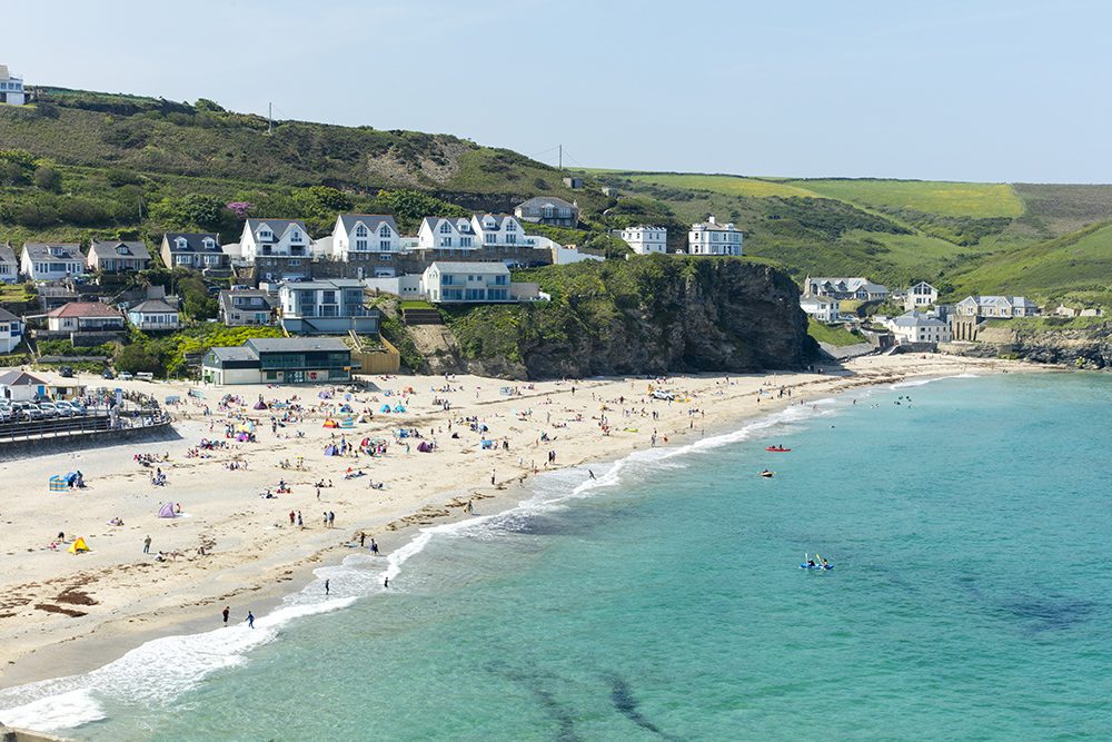 The beach at Portreath 