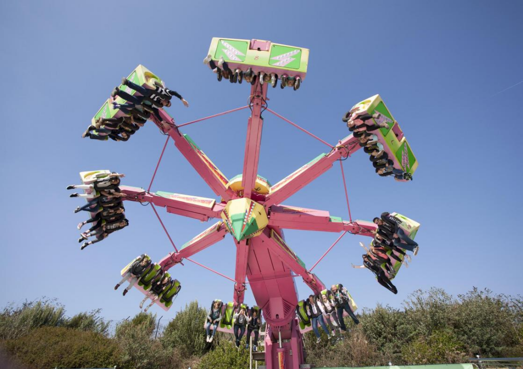 Fairground ride at Flambards